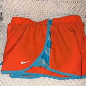 Nike Vibrant Orange Running Shorts